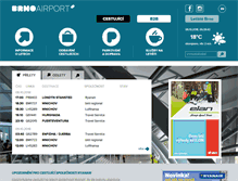 Tablet Screenshot of brno-airport.cz